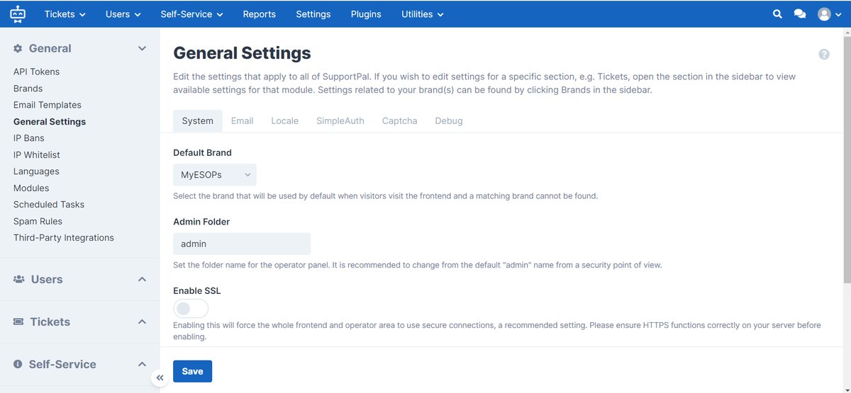 SupportPal screenshot 1